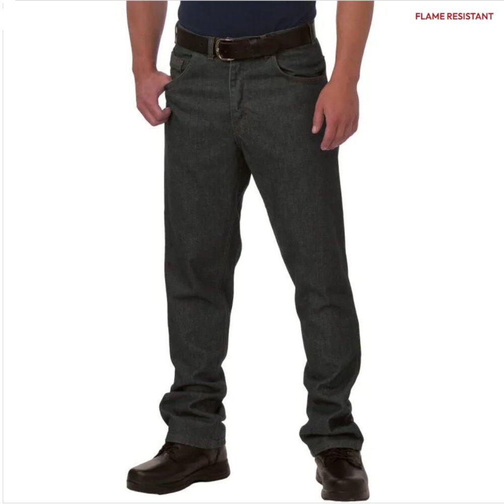 NWT Mount Vernon FR Willard Flex Relaxed Fit Jeans 910WF12 Flame Resistant 36x34